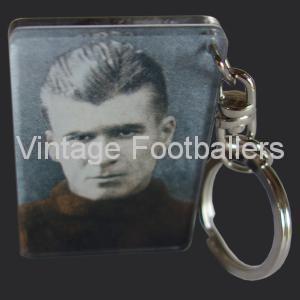 Personalised Vintage Footballer Acrylic Key Chain